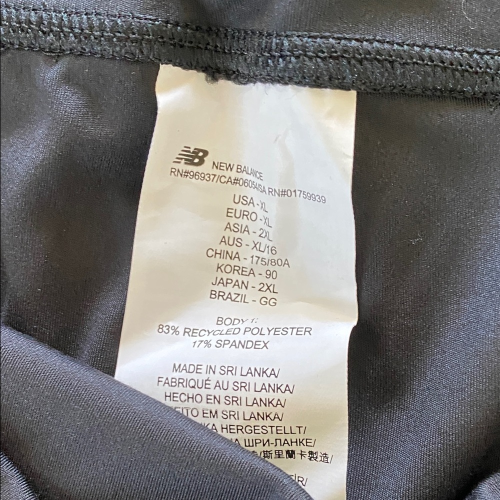 New Balance Black High-Waist Pocket Leggings - Picture 2 of 9